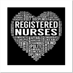 Registered Nurses Heart Posters and Art